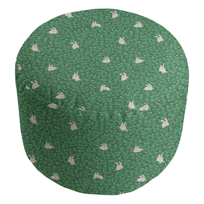 repose-pieds lapin lapin Leffel, Vert / bleu