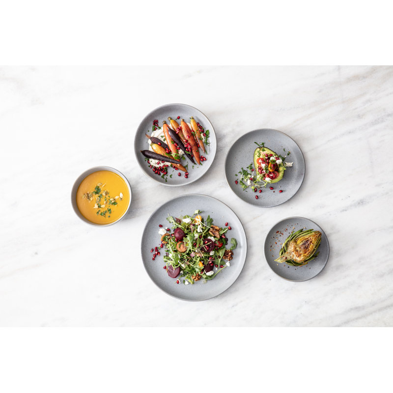 Fortessa Sound 10.5" Dinner Plate, Cement Gray