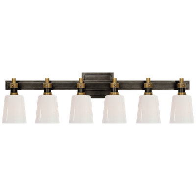 Thomas O'Brien Bryant Six-Light Linear Bath Sconce