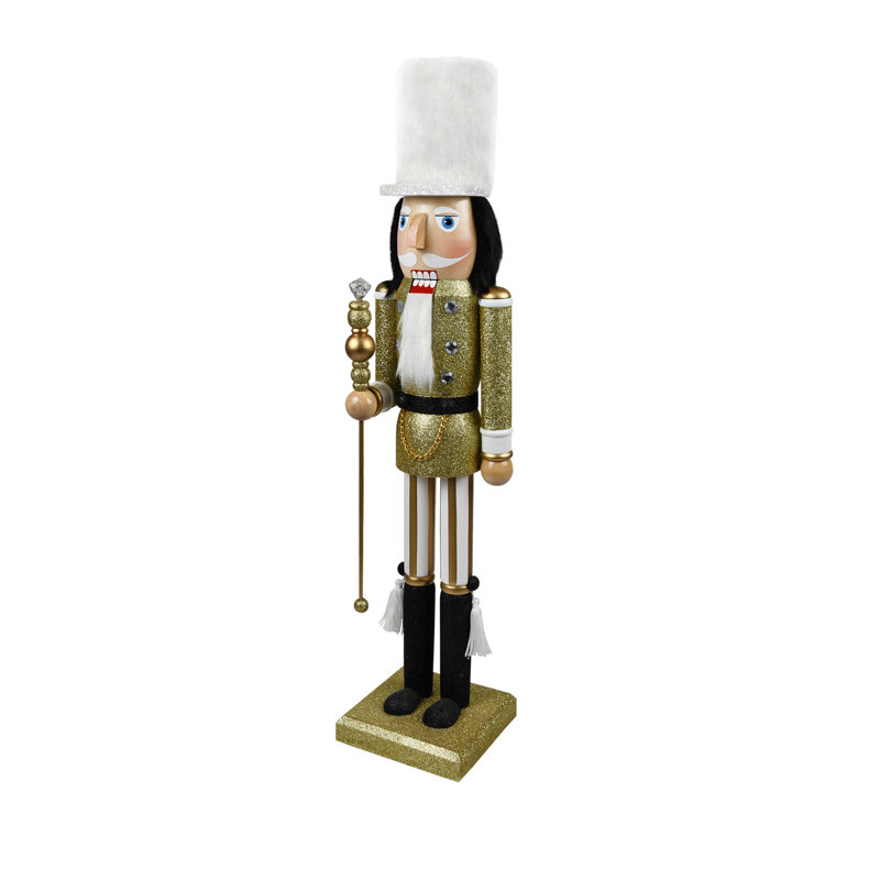 Casse-noisette Eleazar Soldier, H 36,5 po x l 8,66 po x P 7,1 po