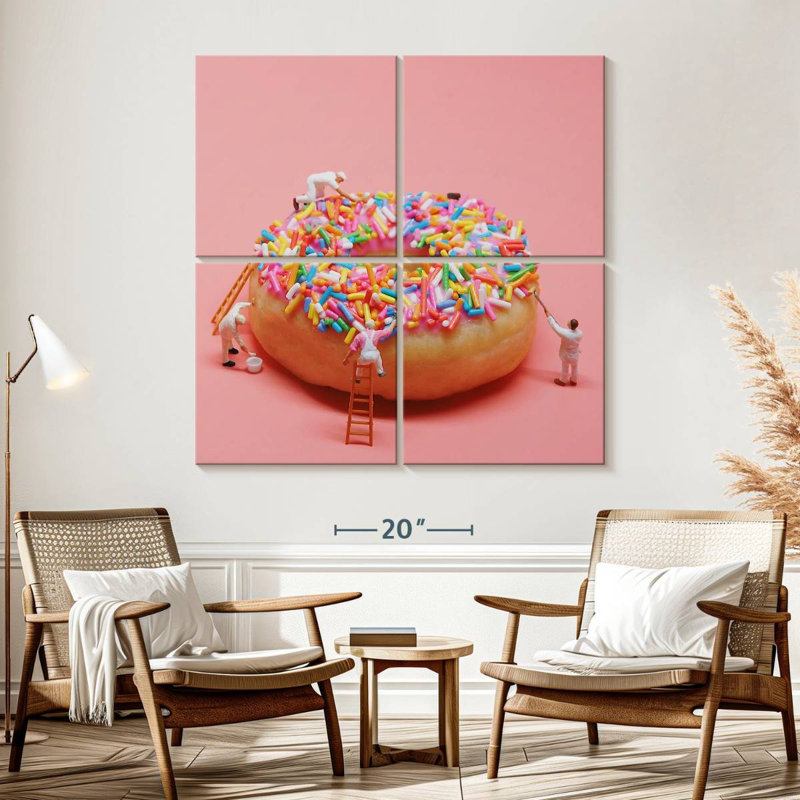 Yarlin Doughnut Construction, 57" H x 57" W