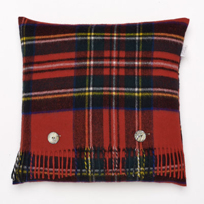 Tartan Wool Throw Pillow