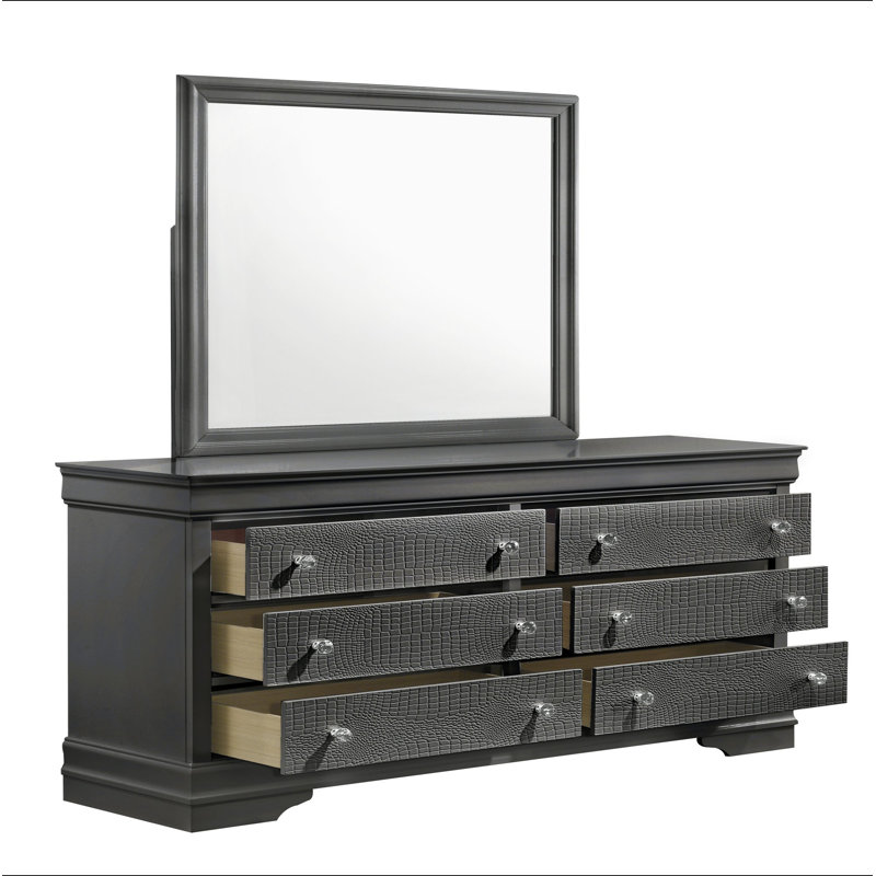 Miroir Blaze, Gris