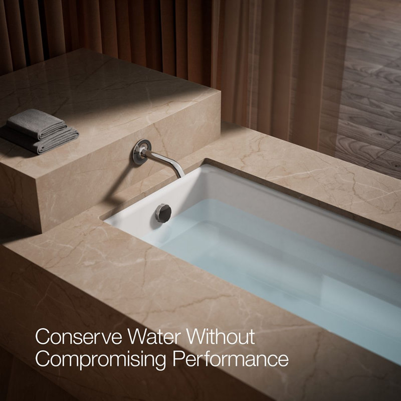 Purist® Wall Mount Non Diverter Bath Tub Spout, Vibrant Titanium