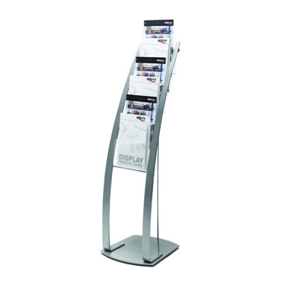 Deflecto Europe 125cm H Magazine Rack