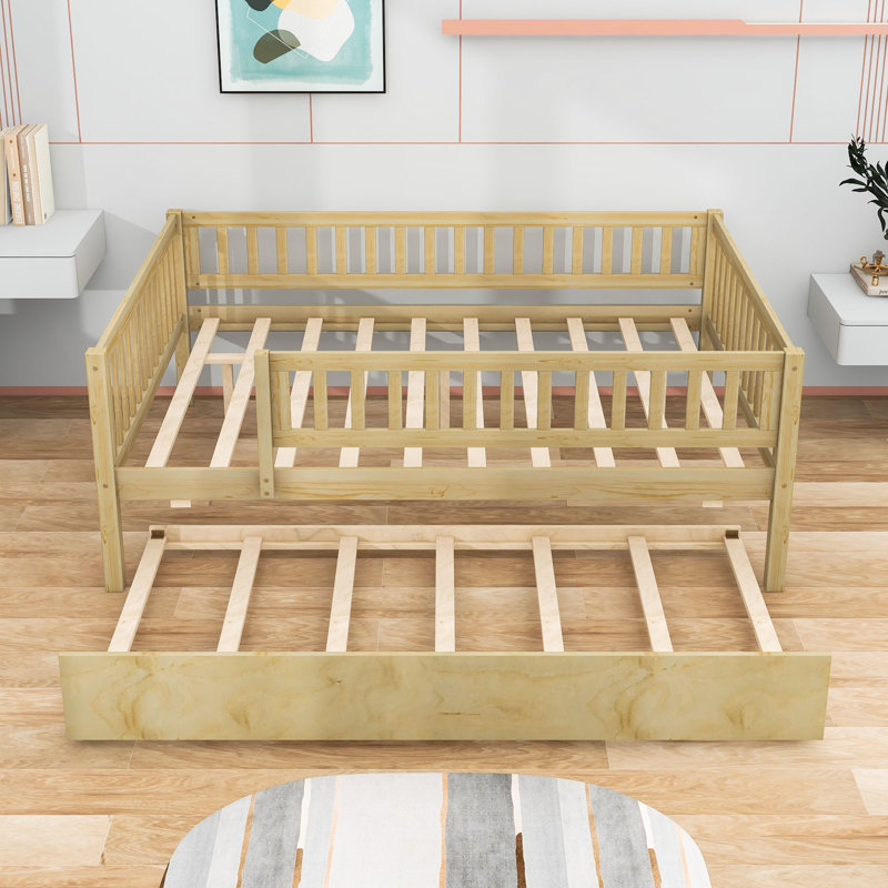 Alene Daybed with Trundle, Natural, Full