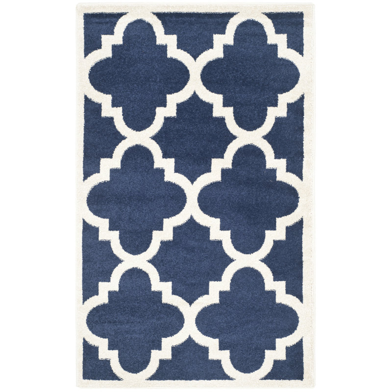 Kathy Geometric Hand Woven Area Rug, Rectangle 122 x 183 cm