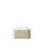 Armoire de salle de bain rayée avec tiroirs et lavabo rectangulaire en céramique blanche-443929032