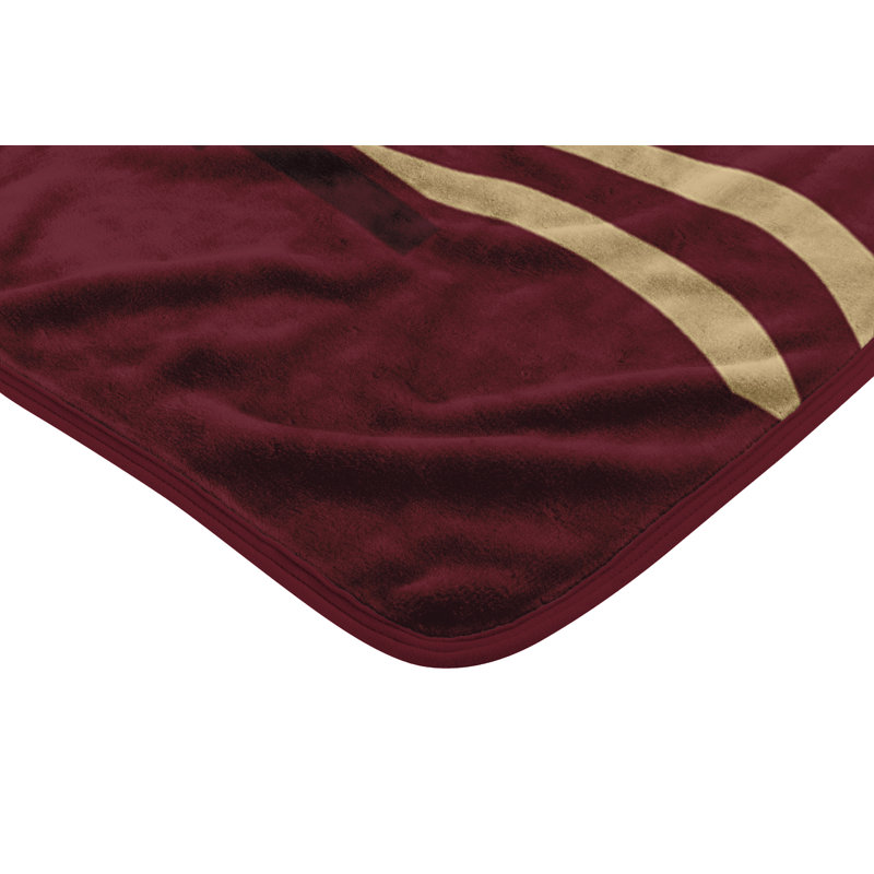 Throw Blanket, Gold/Garnet, Seminoles