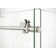 Nova 72 in. x 40 in. x 78 in. 90-degree Fully Frameless Sliding Glass Shower Enclosure
