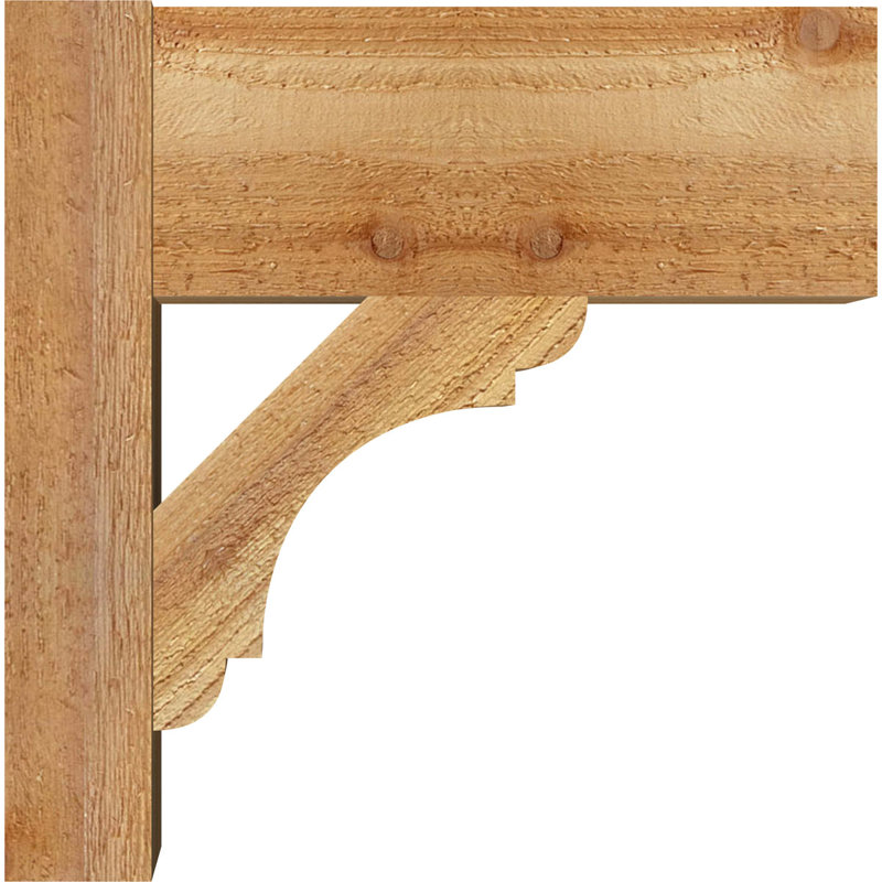 Olympic Block Outlooker, 12" D x 12" H, 6" W Western Red Cedar (Rough Sawn)
