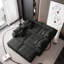 Modern Oversized Modular Sectional Sofa,Sparkling Chenille Fabric Soft Cushion Sofa with 8 Pillows,8 PCS DIY Combination Tufted Sofa,No Assembly Required-117807678