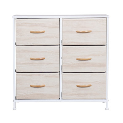 Araneli 80 cm W Chest of 6 Drawers
