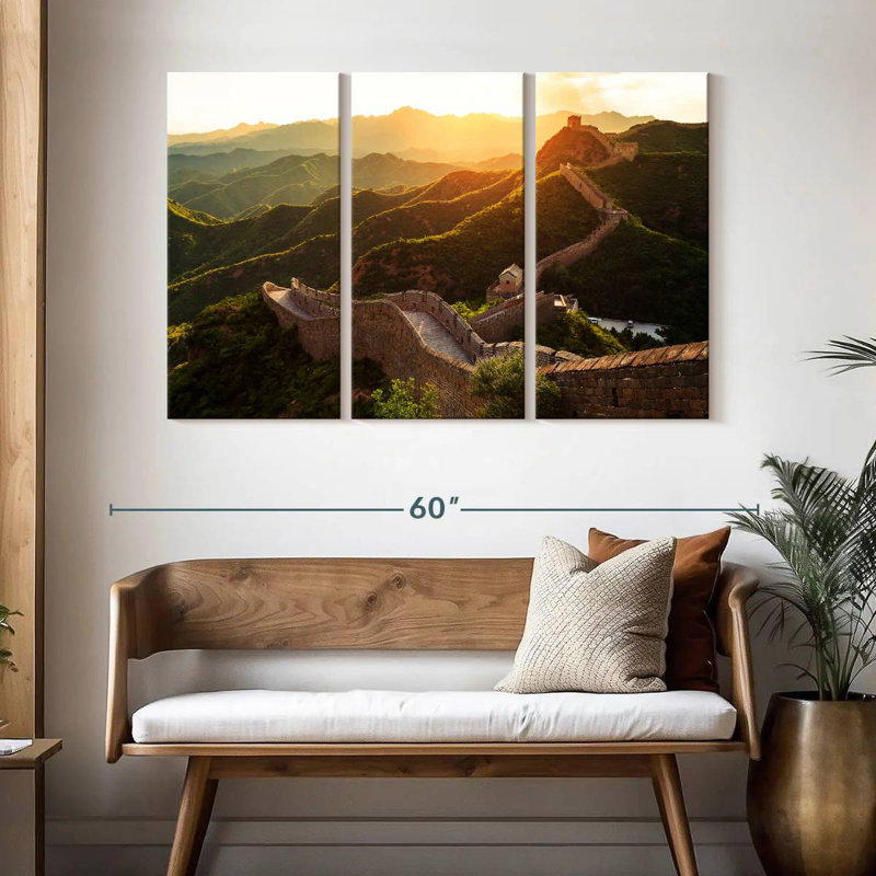 Nicci Great Wall Of China Horizon, 32" H x 50" W
