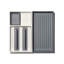 Plastic Rectangle Utensil Storage Set