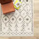 Mossy Moroccan Charcoal/Beige Area Rug