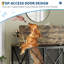 Mobilier de cage pour chien roulant, caisse de meuble d'intérieur de 48 pouces avec plateau à petits pots, grand chenil pour grands, moyens et petits chiens