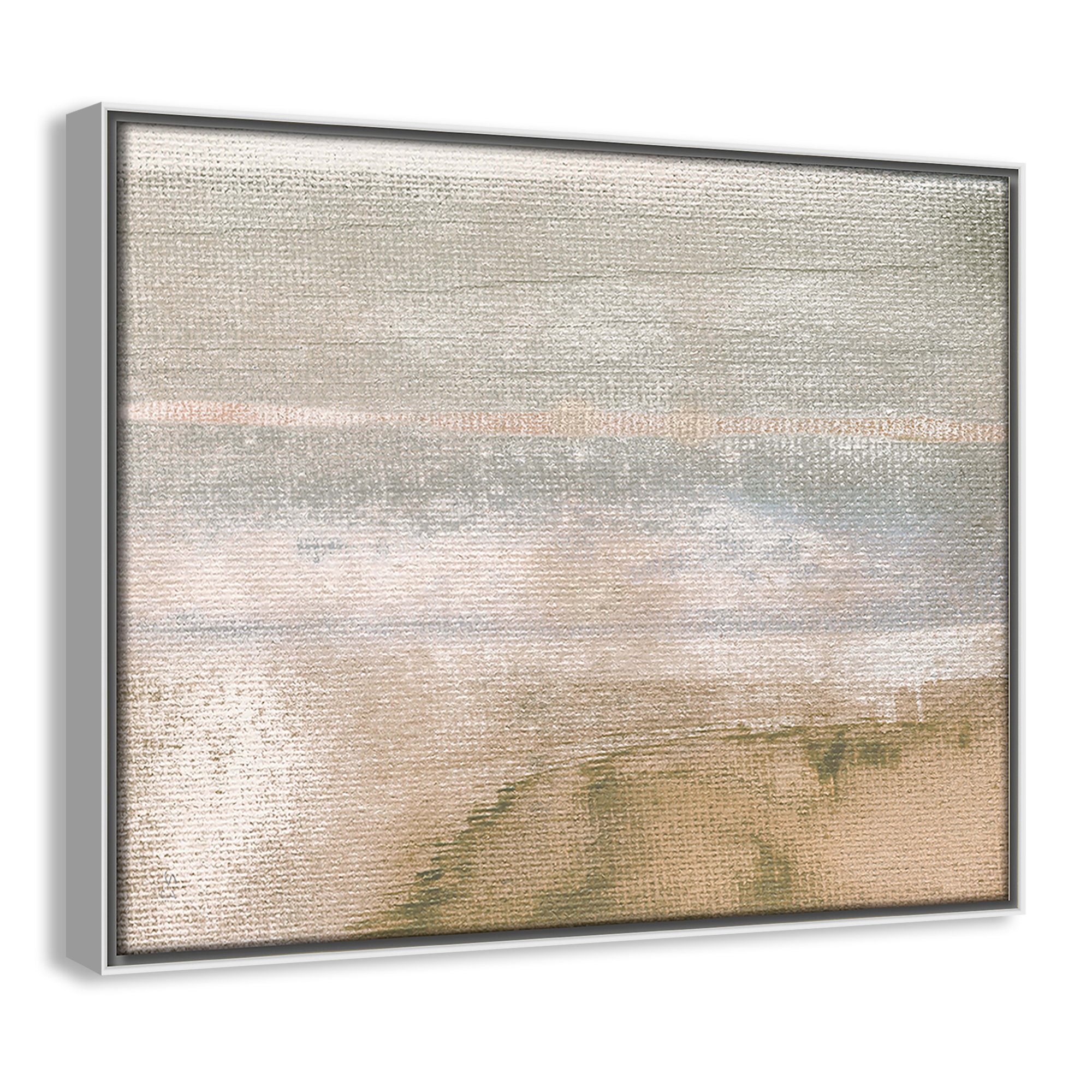 Dusk On Sand Lake II by Susan Jill, 15.5" W x 12.5" H, White