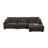 Khailey Chenille Modular L-shaped 4 Seats Sofa with Movable Ottoman-102507353