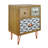 Sandie Wood Nightstand, Table De Chevet, 3 Drawers Nightstand