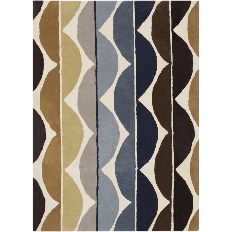 Agape Wool Geometric Indoor Rug