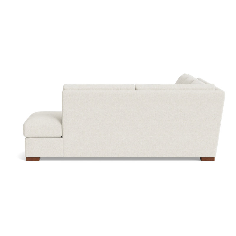 Couch Potato Sectional, Right Hand Facing, Performance Weave - Onyx