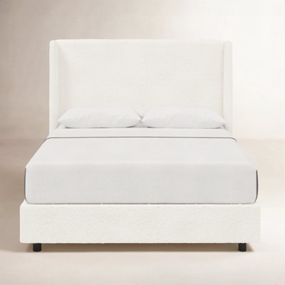 Tilly Upholstered Wingback Bed
