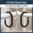 Solid Plastic Shower Curtain Hooks Rings-46000983