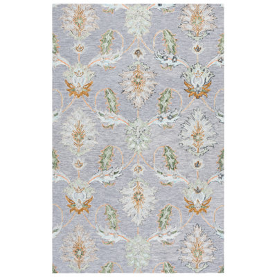 Jardin Hand Tufted Wool;Cotton Floral Indoor Rug