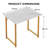 Office Desk Small Computer Desk Study and Writing Table Simple Modern Desk with Metal Frame for Home Office -1833048178-1833048180