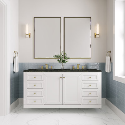 Ensemble de meuble-lavabo double 60 po Chicago