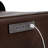 Britnee Genuine Leather Swivel Power Recliner-1194143541