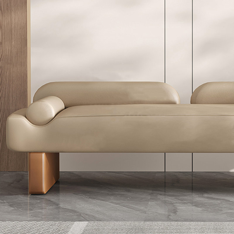 Banc avec revêtement, Beige