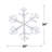 36" Pure White Sparkler Snowflake 660 LED Lighted Window Décor