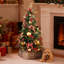 Accessoire de jupe d'arbre de Noël tissé pour Noël-118760808-118760812