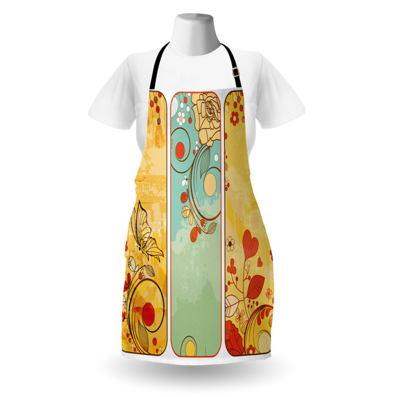 No Pattern Bib Apron