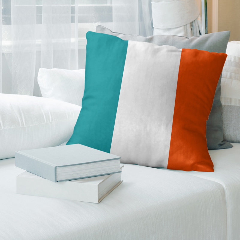  Housse de coussin Euro, Blanc, Polyester filé
