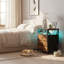 Metal Bedside Table-1753395431