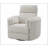 Sagen Beige Boucle Glider Recliner with Swivel-682981445