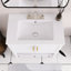 Meuble-lavabo autoportant de 30 po avec lavabo en céramique et rangement polyvalent-327275682