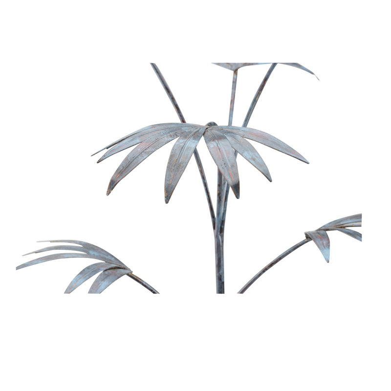 Leaf Sculpture, Blue Patina
