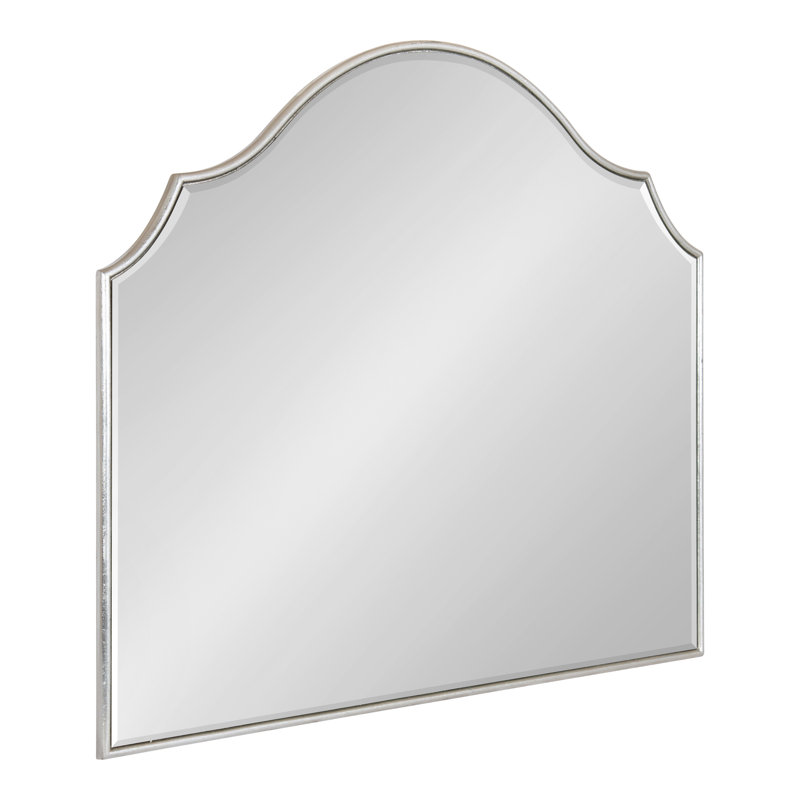 Miroir d'appoint Aleeza, 27,5 po x 31,5 po, Argent