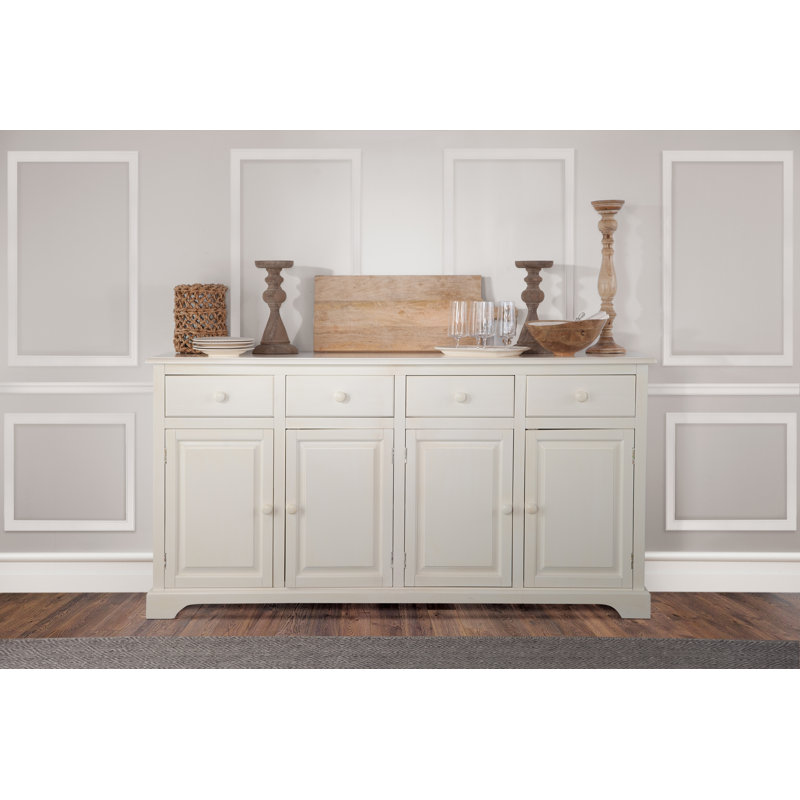 Hues 70'' W Solid Wood Sideboard, Ocean