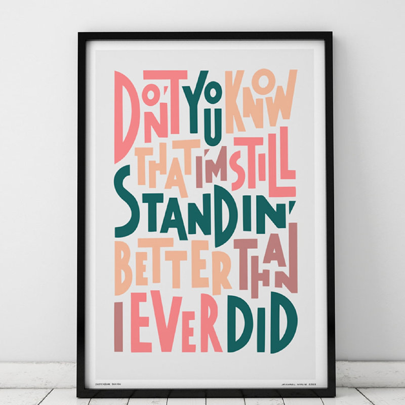 Single Picture Frame Print