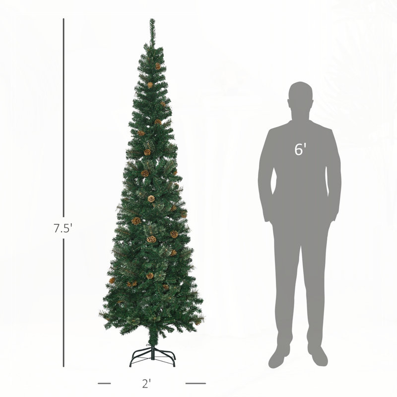Arbre de Noël artificiel Slim Pine Needles