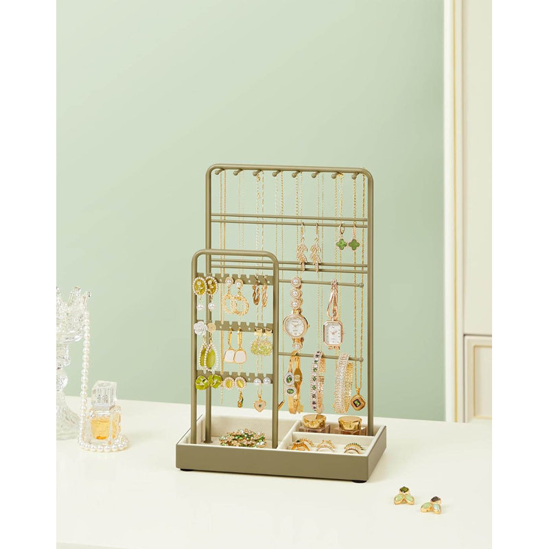 Jewellery Stand +, Laurel Green