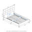 Lit plateforme tapissier capitonné à profil bas Carlester-1237505572-1252647150
