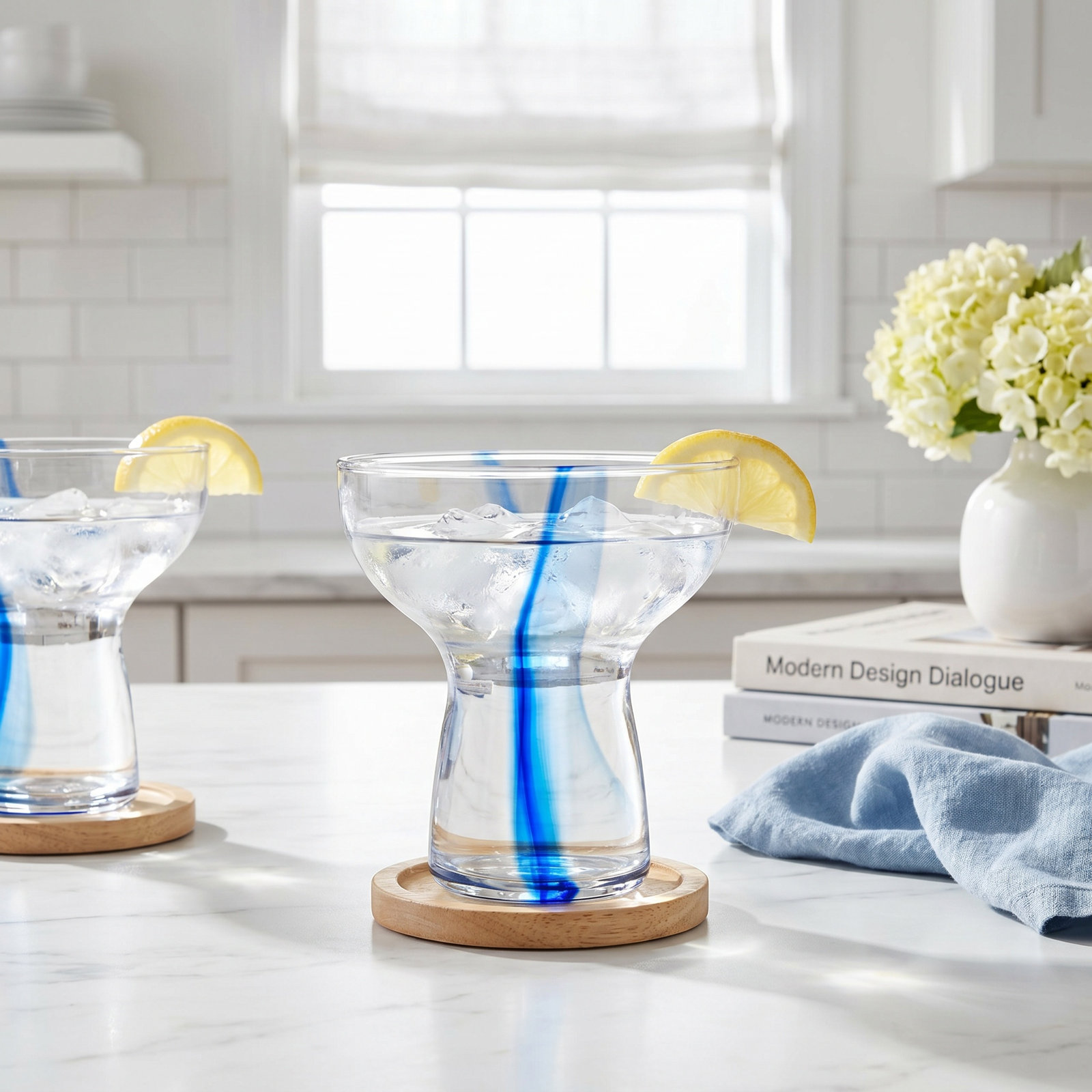 Blue Ribbon Libbey Stemless Margarita Glasses
