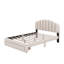 Grand lit plateforme tapissier en molleton avec tiroirs-1359195275