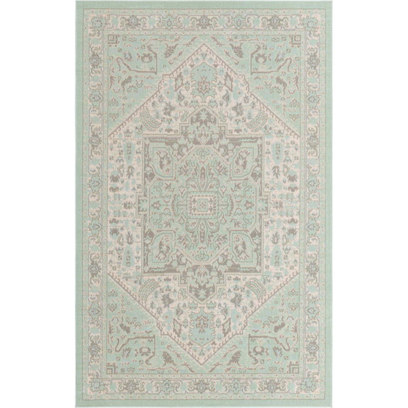 Shauntra Oriental Indoor Rug, Rectangle 4'1" x 6'1"